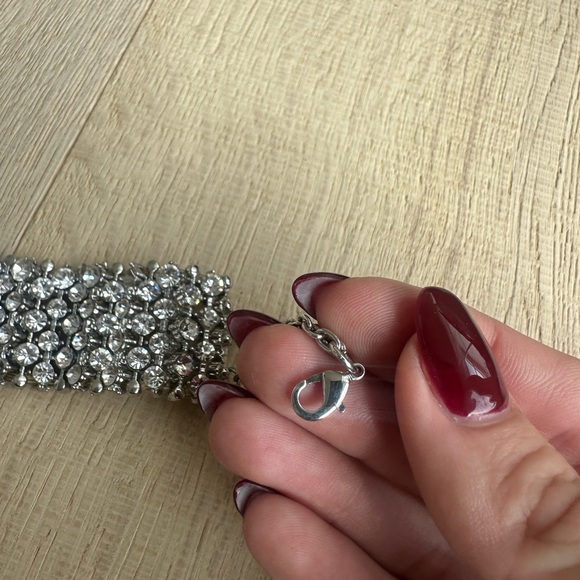 Diamond choker necklace - Picture 4 of 6